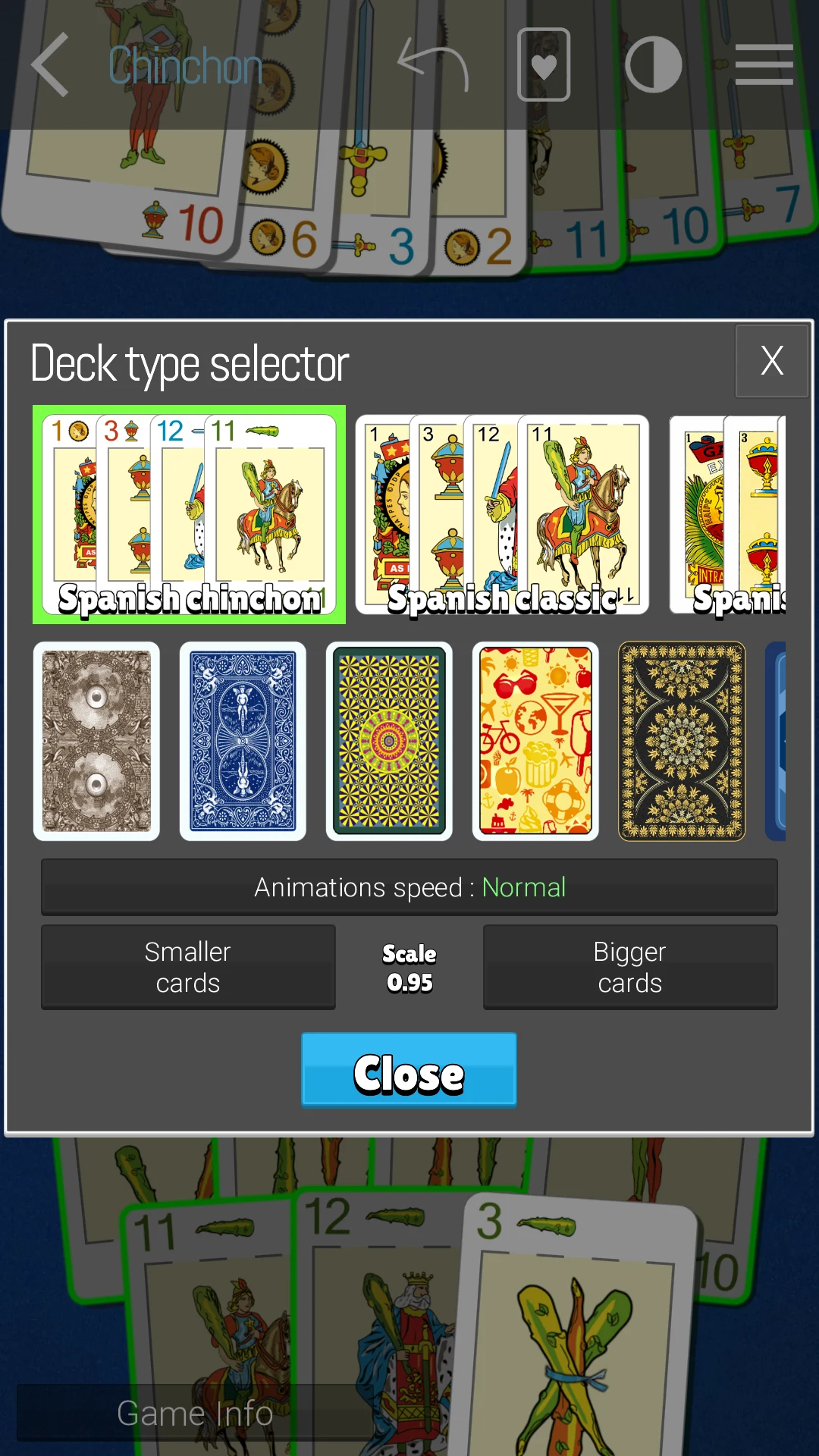 Chinchon - Spanish card game screenshot